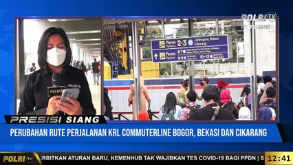 LIVE Report Update Rute Krl Commuterline  Dari Bogor Stasiun Manggarai