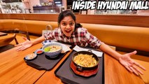Tried Korean Food in Korea in First Time _ The Hyundai Shopping Mall - Verithanam _ Arun and Dikshi