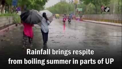 Rainfall brings respite from searing summer heatwave in parts of UP