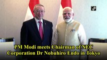 PM Modi meets Chairman of NEC Corporation Dr Nobuhiro Endo in Tokyo
