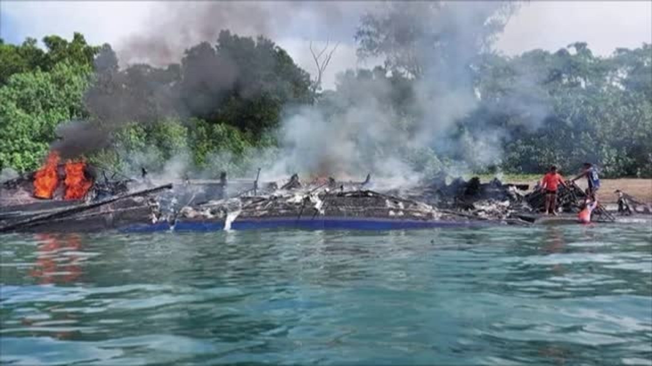 Siete muertos en Filipinas en el incendio de un ferry
