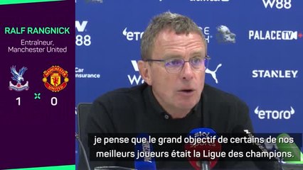 38e j. - Pour Rangnick, son équipe s'est démotivée après l'élimination en LDC