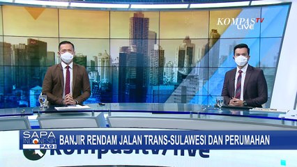 Akibat Drainase yang Tidak Befungsi, Rumah Warga serta Jalan Trans-Sulawesi Kebanjiran