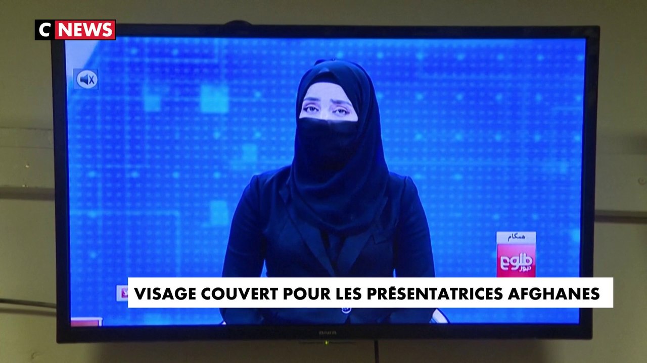 Visage couvert pour les présentatrices afghanes