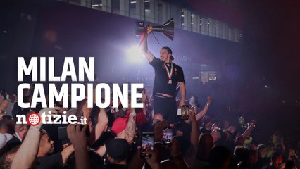 Serie A, Milan è campione d’Italia: il discorso ai tifosi di Ibrahimovic durante la festa scudetto a Milano