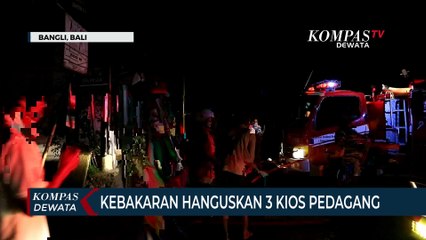 Kebakaran Hanguskan 3 Ruko Di Bangli