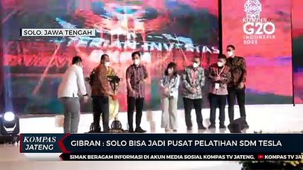 Gibran : Solo Bisa Jadi Pusat Pelatihan SDM Tesla