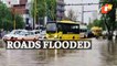 Heavy Rain Triggers Flooding On Road In Gurugram