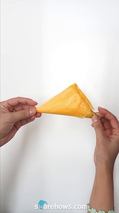 비닐 봉지 깔끔하게 접어서 보관하기!!!