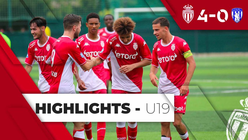 Vidéo - AS MONACO 4-0 JA DRANCY - U19 - QUART DE FINALE