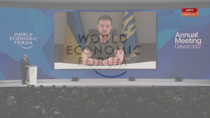 WEF 2022 | Ucaptama Presiden Ukraine di WEF 2022