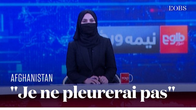 La mort dans l'âme, les présentatrices afghanes se couvrent le visage, sur ordre des talibans