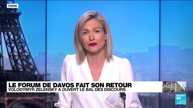Forum économique de Davos : Zelensky réclame des sanctions maximum contre la Russie