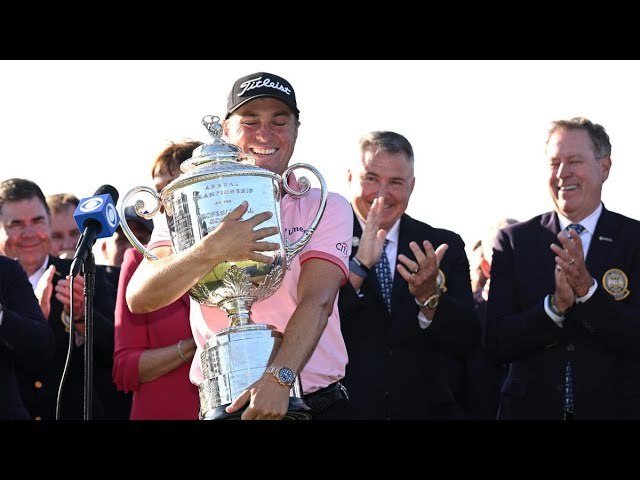 Justin Thomas wins PGA Championship in playoff against Will Zalatoris