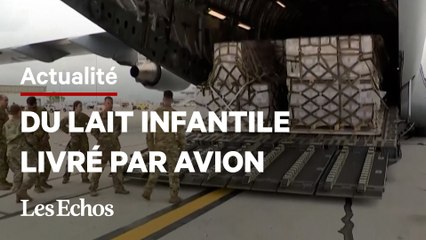 31 tonnes de lait pour bébé livrées par avion militaire aux Etats-Unis