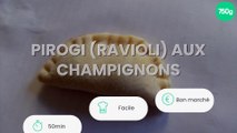 Pirogi (ravioli) aux champignons