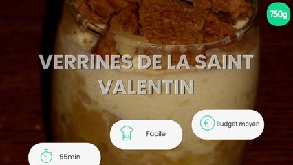Verrines de La Saint Valentin