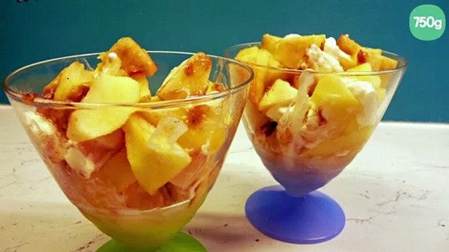 Papillote de pommes fondantes à la cannelle