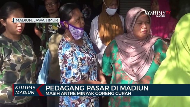 Pedagang Pasar Di Madiun Masih Antre Minyak Goreng Curah