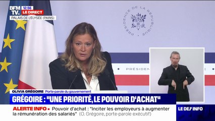 Olivia Grégoire: "Ce gouvernement sera complété, mais il est déjà opérationnel"