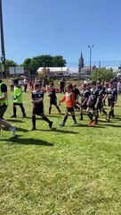 L'entée des joueurs pour la finale U13 !