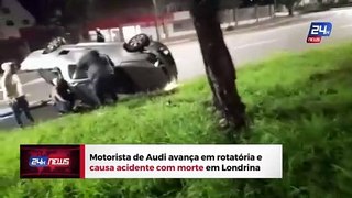 Acidente na Avenida Maringá em Londrina