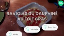 Ravioles du Dauphiné au foie gras