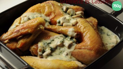 Poulet au riesling et au lait de soja