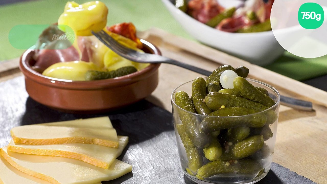 Raclette aux cornichons