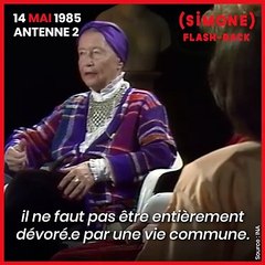SIMONE -  La définition de l’indépendance de Simone de Beauvoir