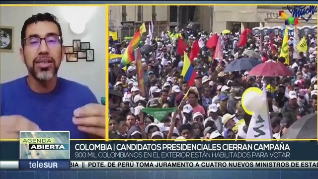 Fuerte polarización marca cierre de campañas electorales en Colombia