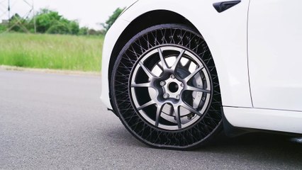 Le prototype de pneumatique non-pneumatique de Goodyear n'utilise pas d'air