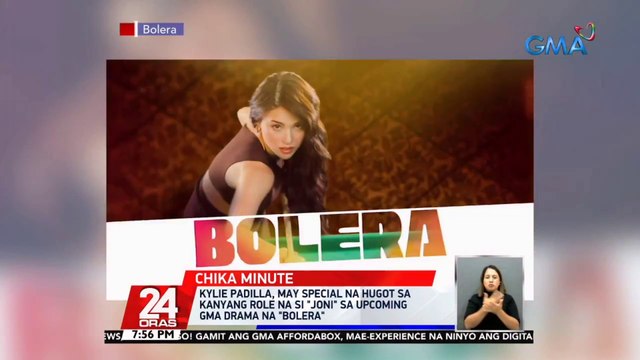Kylie Padilla, may special na hugot sa kanyang role na si Joni sa upcoming GMA drama na Bolera | 24 Oras