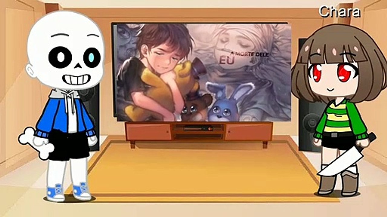 Sans e chara REACT ao Rap do Springtrap