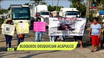 Secuestro de Yoseline provoca marchas, confrontaciones y bloqueos en Acapulco