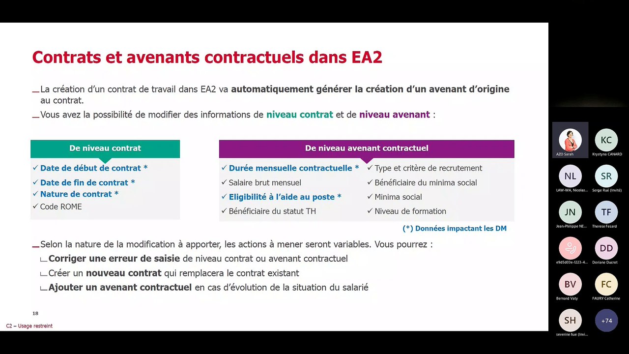 Entreprises adaptées : webinaire sur la modification des contrats, la gestion des avenants contractuels et l'historisation