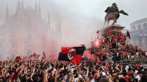 Duomo-cam: Milano è rossonera
