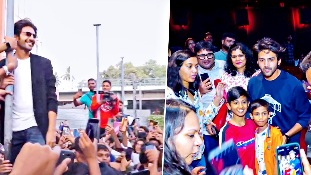 फिल्म 'भूल भुलैया 2' के रिलीज़ के बाद थिएटर में...