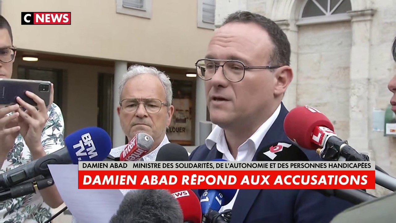 Damien Abad : «Je le dis avec fermeté, je n'ai jamais violé une femme de ma vie»