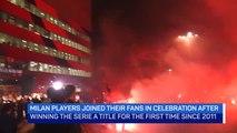 'Milan is red and black' - Fans and players celebrate first Scudetto in 11 years