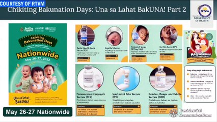 President Rodrigo Roa Duterte’s Talk to the People || MAY 23, 2022