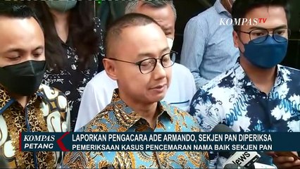 Saling Lapor Ade Armando - Sekjen PAN Berlanjut, Eddy Soeparno Jalani Pemeriksaan Sebagai Saksi