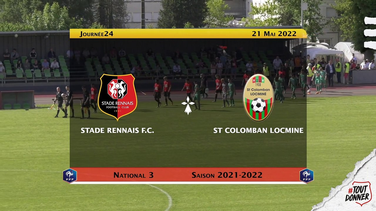 N3. Saint-Colomban Locminé / Stade Rennais F.C. : les buts de la rencontre (1-3)
