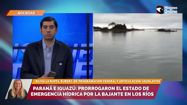 Paraná e Iguazú: prorrogaron el estado de emergencia hídrica por la bajante en los ríos