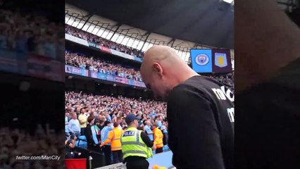 Haru dan Bergembira, Potret Guardiola dan Pemain Manchester City Juara Liga Inggris