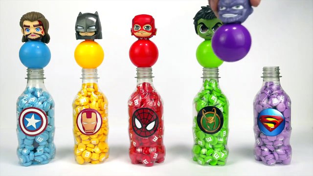 5 Coca Cola Bottles _ Satisfying Video _ How to Make Rainbow Coca Cola Beads Candy Balls Drop ASMR