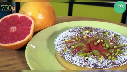 Tarte pamplemousse-pistache