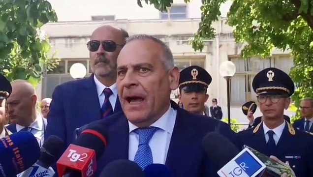 Strage di Capaci, omaggio a Palermo di Luciana Lamorgese e Lamberto Giannini