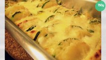 Gratin de pommes de terre, courgette et Neuf Châtel