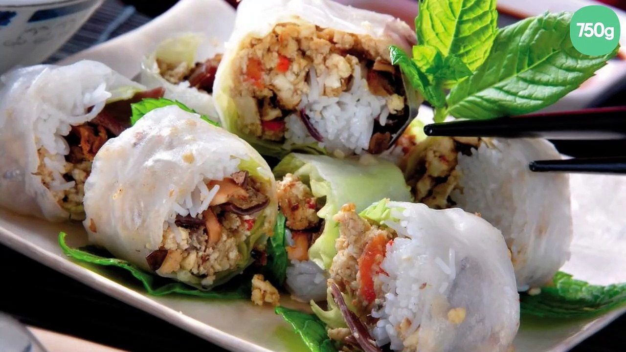 Rouleaux de printemps au shitaké